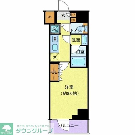 GENOVIA鷺ノ宮skygardenの物件間取画像